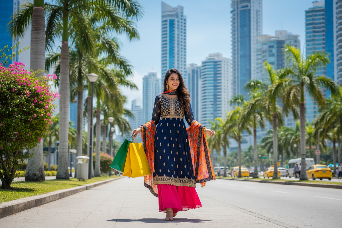 Chica india en Panamá - horizontal
