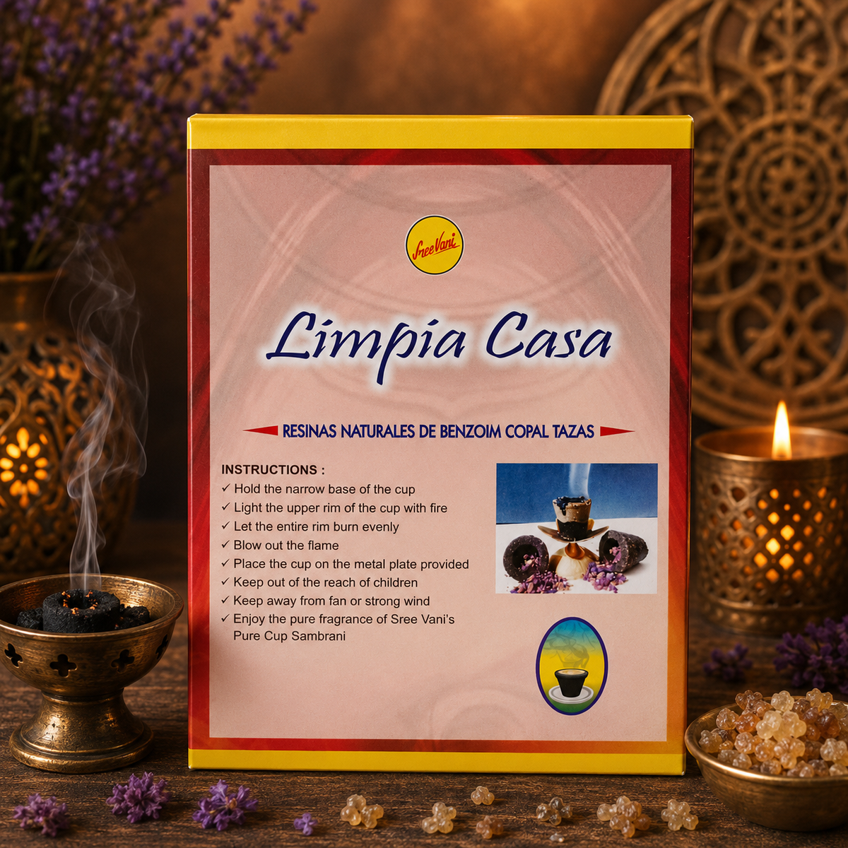 Carbón Activado Sree Vani - Limpia Casa