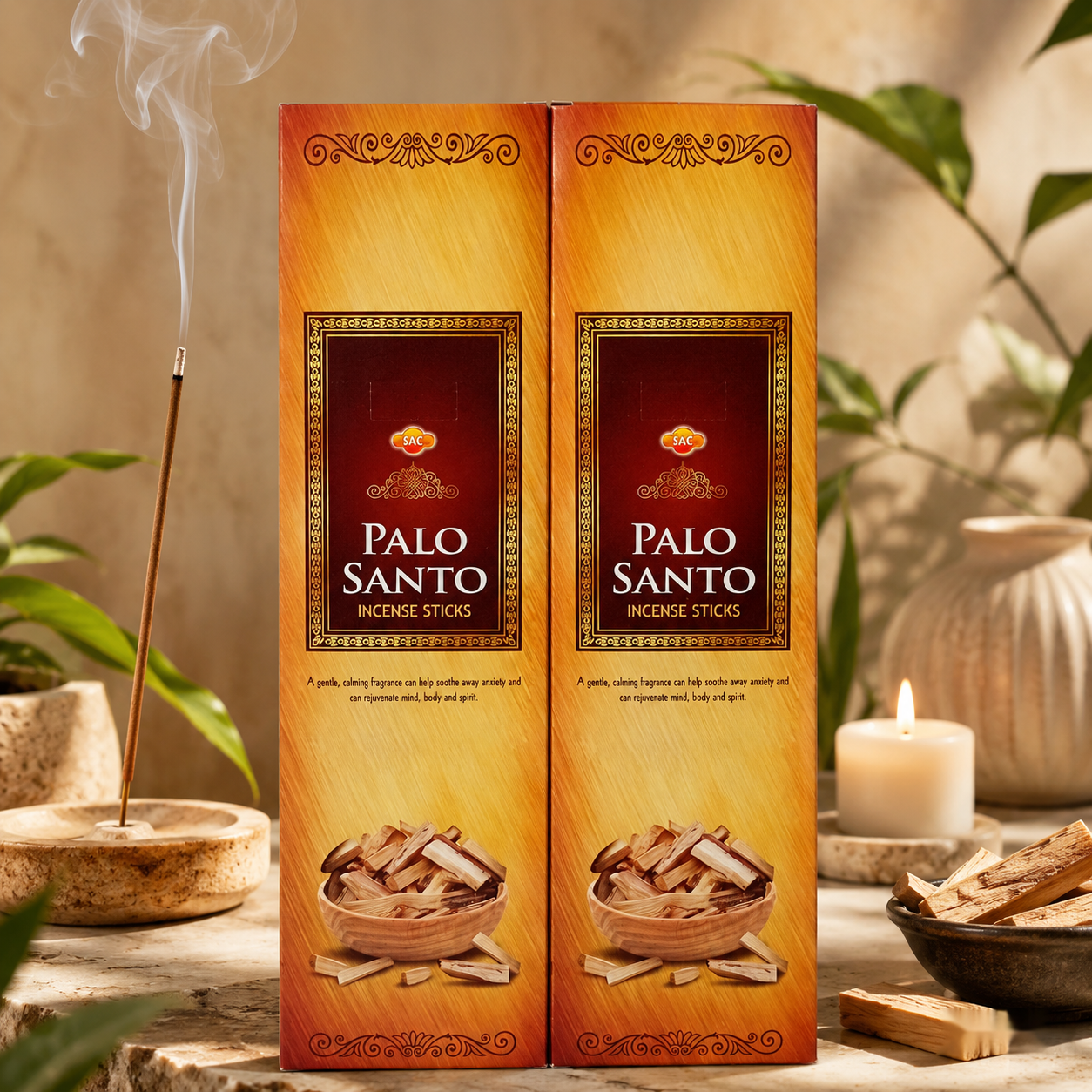 Inciensos SAC 2 Horas Palo Santo