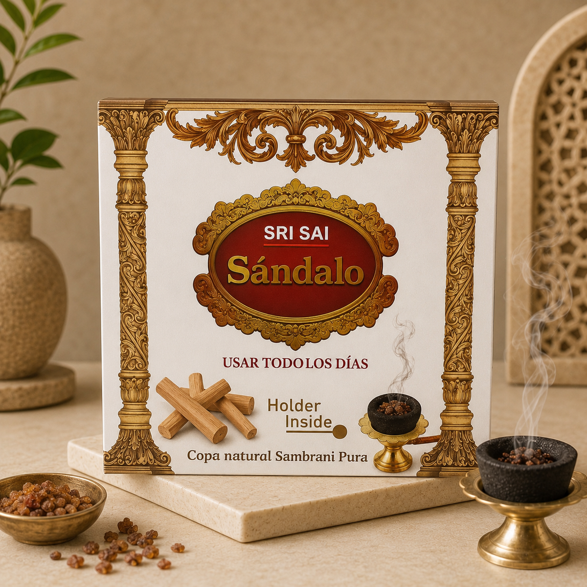 Carbón Activado Sri Sai - Sándalo