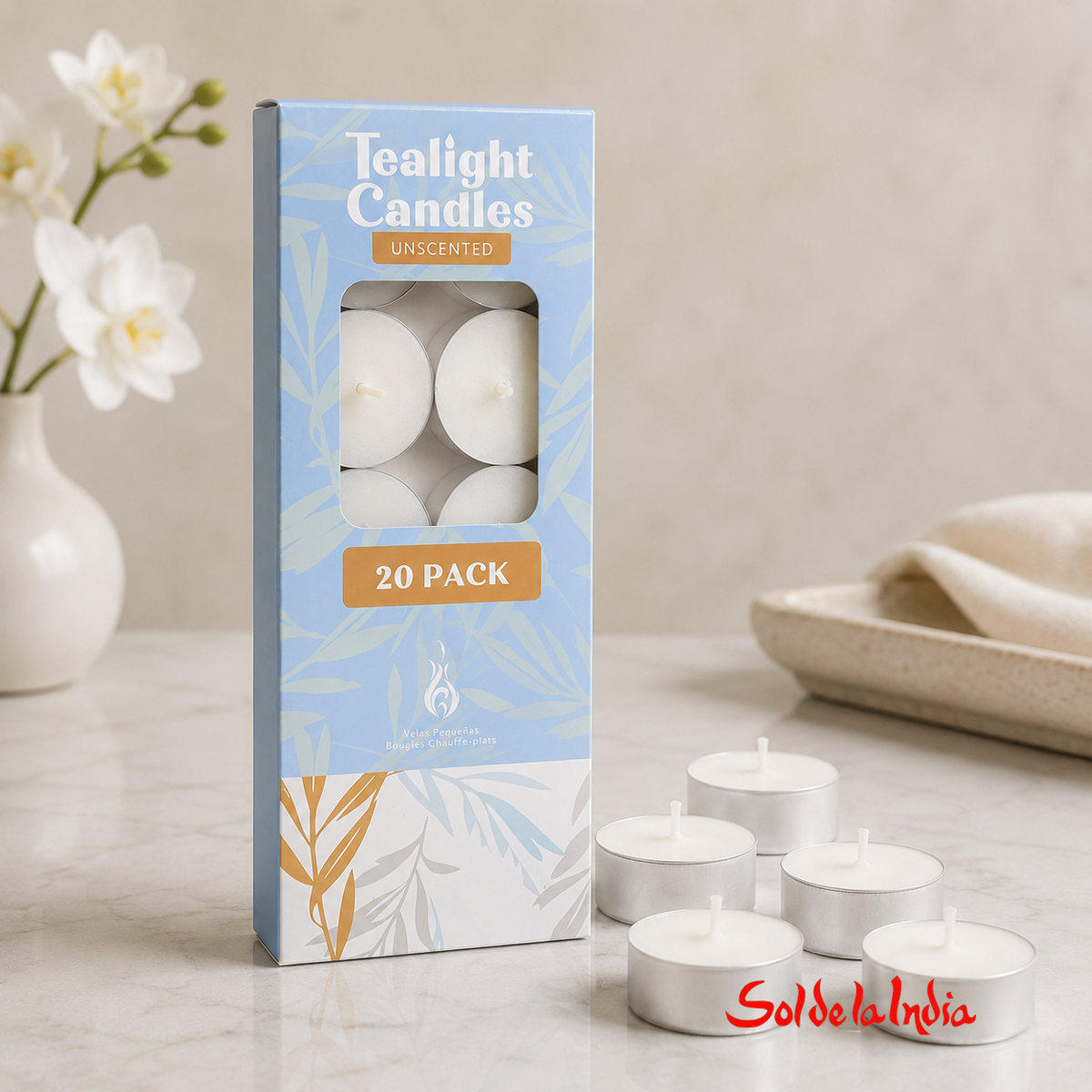 Velitas de Té - 20 uni. (4 Horas c/u)