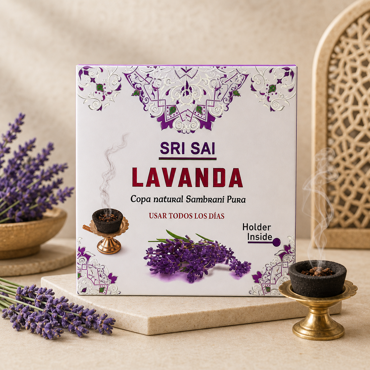 Carbón Activado Sri Sai - Lavanda