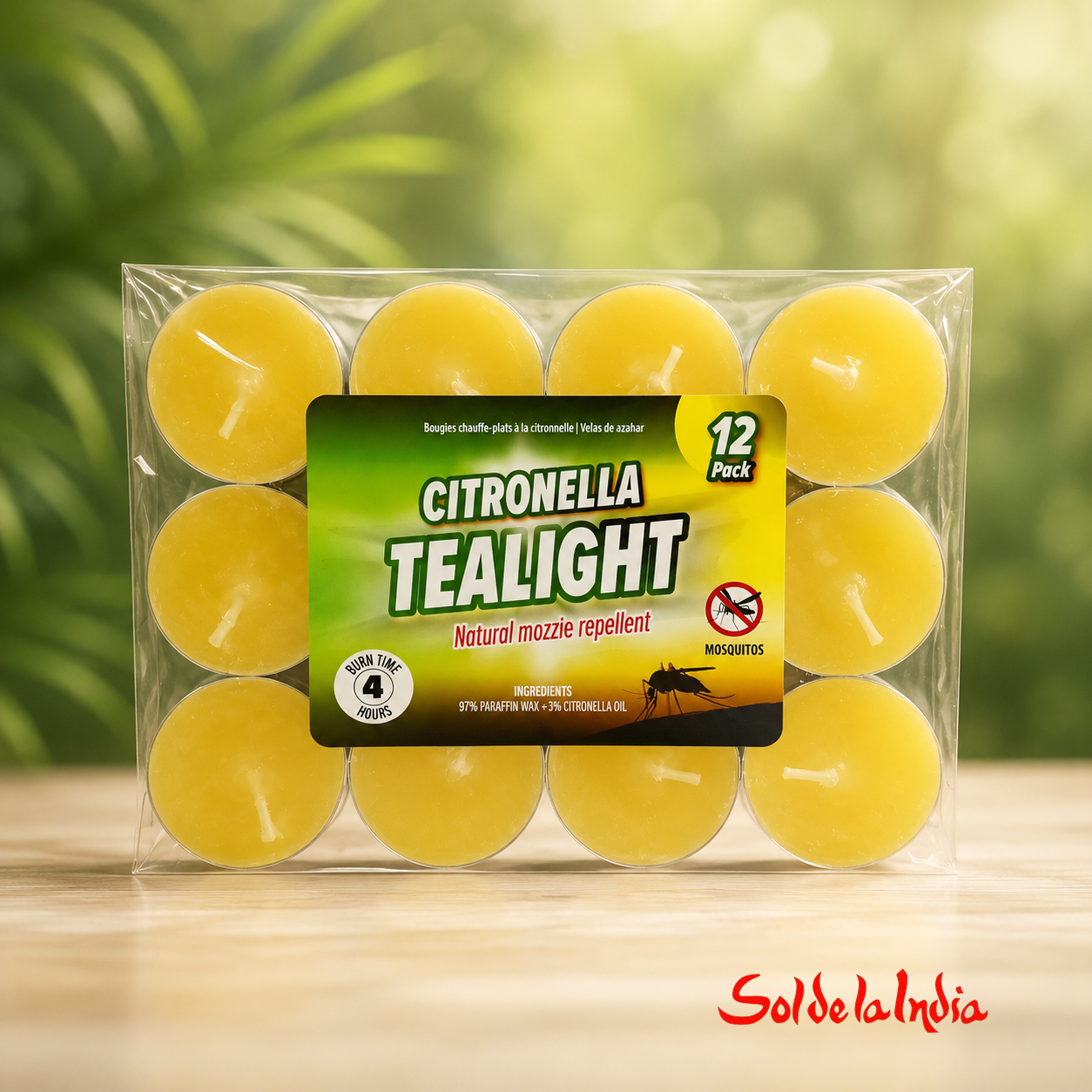 Velita de Té - Citronela - 12 Unidades