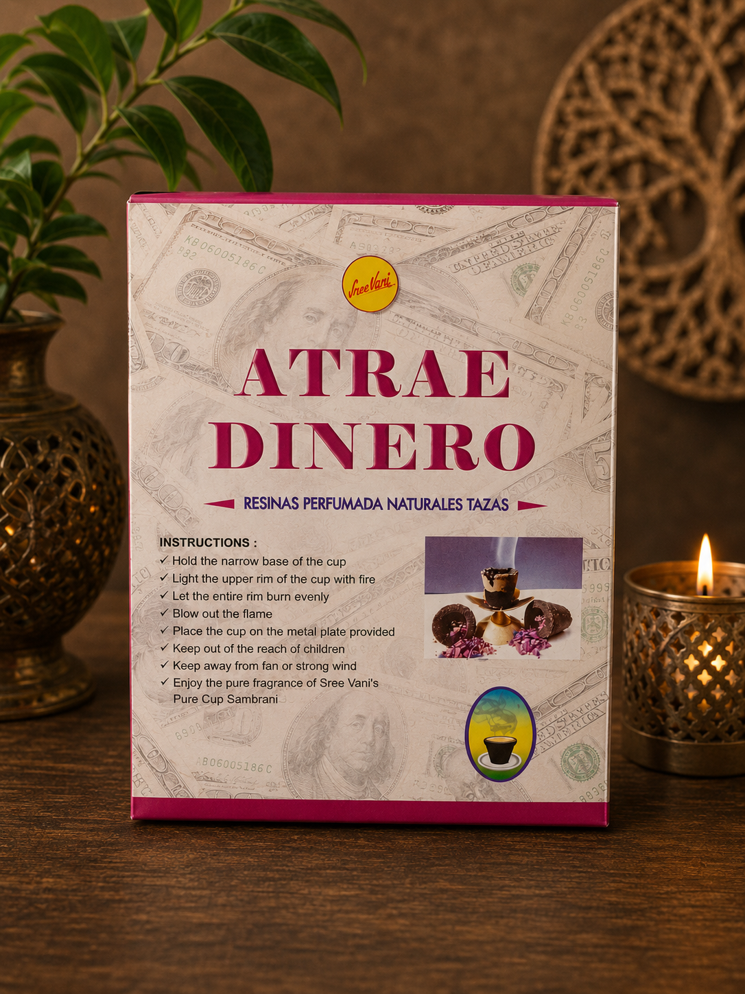 Carbón Activado Sree Vani - Atrae Dinero