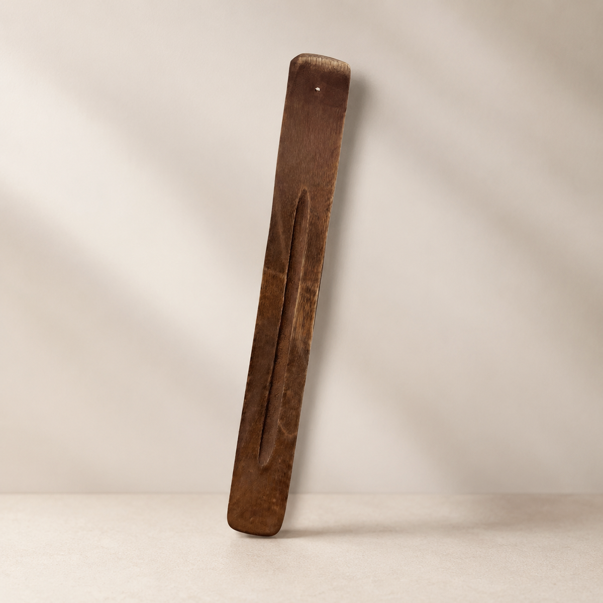 Porta Incienso - Madera Natural 12"
